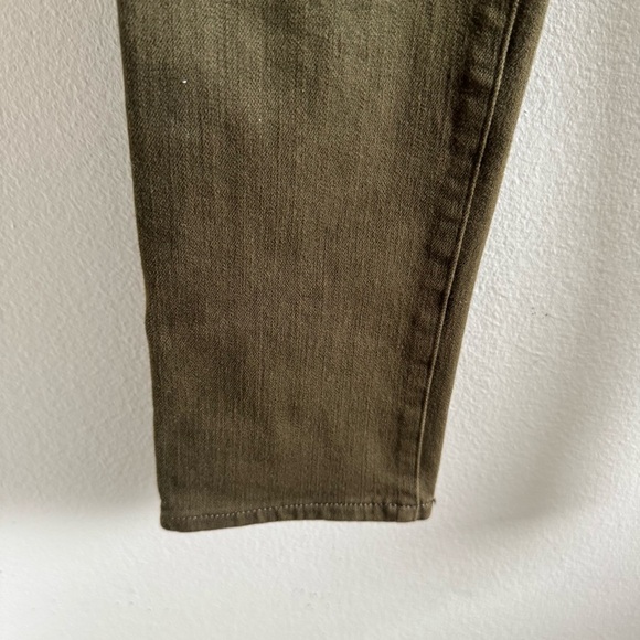 Veronica Beard Debbie 10” Skinny Green Jeans size 26 - Picture 6 of 10